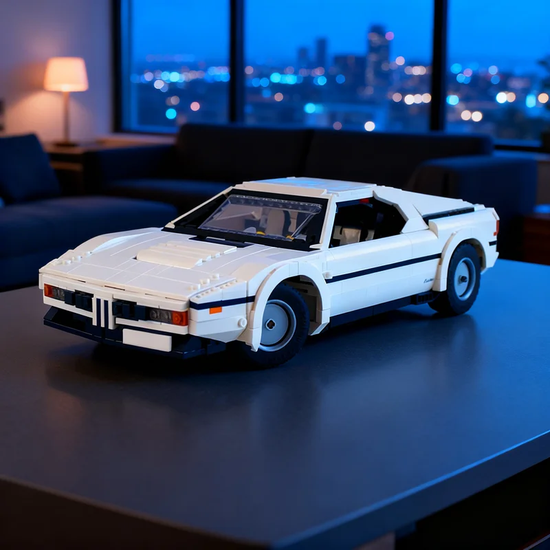 

1264pcs MOC BMWedd M1 Cars Model Building Blocks DIY Gift Creative Collectible Display Decor Premium Adult Kids Desk Home Toy