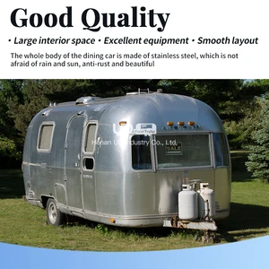موبايل القهوة الغذاء مقطورة مصنع حار مبيعات عربة بيع السفر العربة الألومنيوم تيار الهواء فان شاحنة الغذاء مقطورة أفضل 10 أكشاك مبيعات للبيع - رقم 10