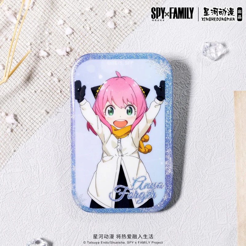 

SPY×FAMILY Unisex Anya Winter China Official Authorization Rectangle Badge