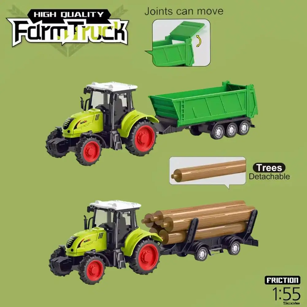 Symulacja pojazdów rolniczych Mini model samochodu Model pojazdu inżynieryjnego Traktor Pojazd inżynieryjny Traktor Zabawki Model dla dzieci Prezent