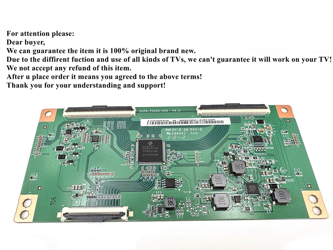 T-con Board for 50inch CCPD-TC495-008 V4.0 CCPD TC495-008 shipping