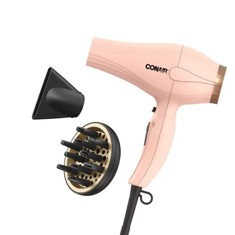 

by Conair Tourmaline Ceramic Pro All Hair Types Hair Dryer With Less Frizz and Less Damage 803