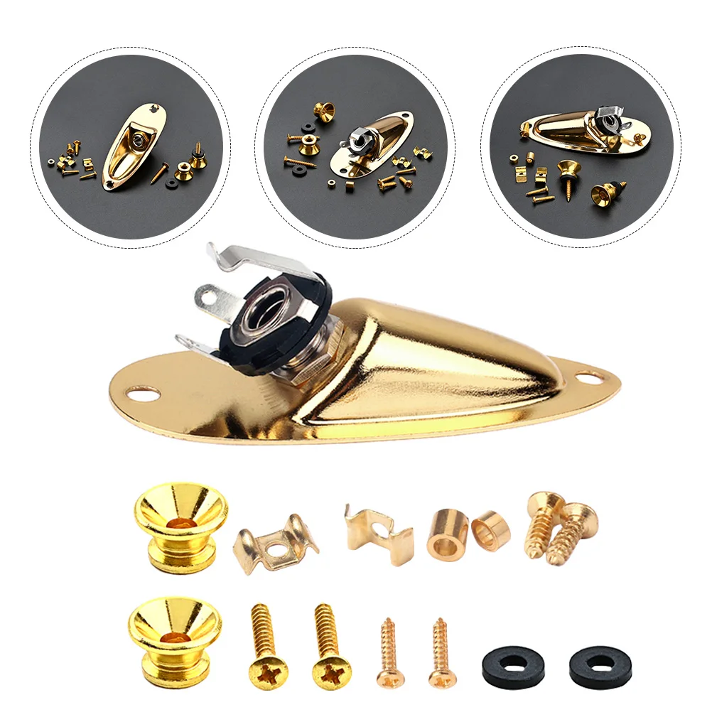 

1 set 1 Set Metal Strap Buckles Durable Electric String Retainers Replacement Parts Guitar Accessories Guitar Strap Lock Kit