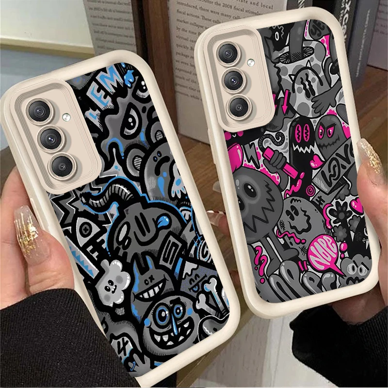 Blast Monster Soft Phone Case for Samsung Galaxy S25 S24 S23 Ultra S22 S21 Plus FE 5G A54 A34 A14 A73 A53 A33 5G Silicone Cover