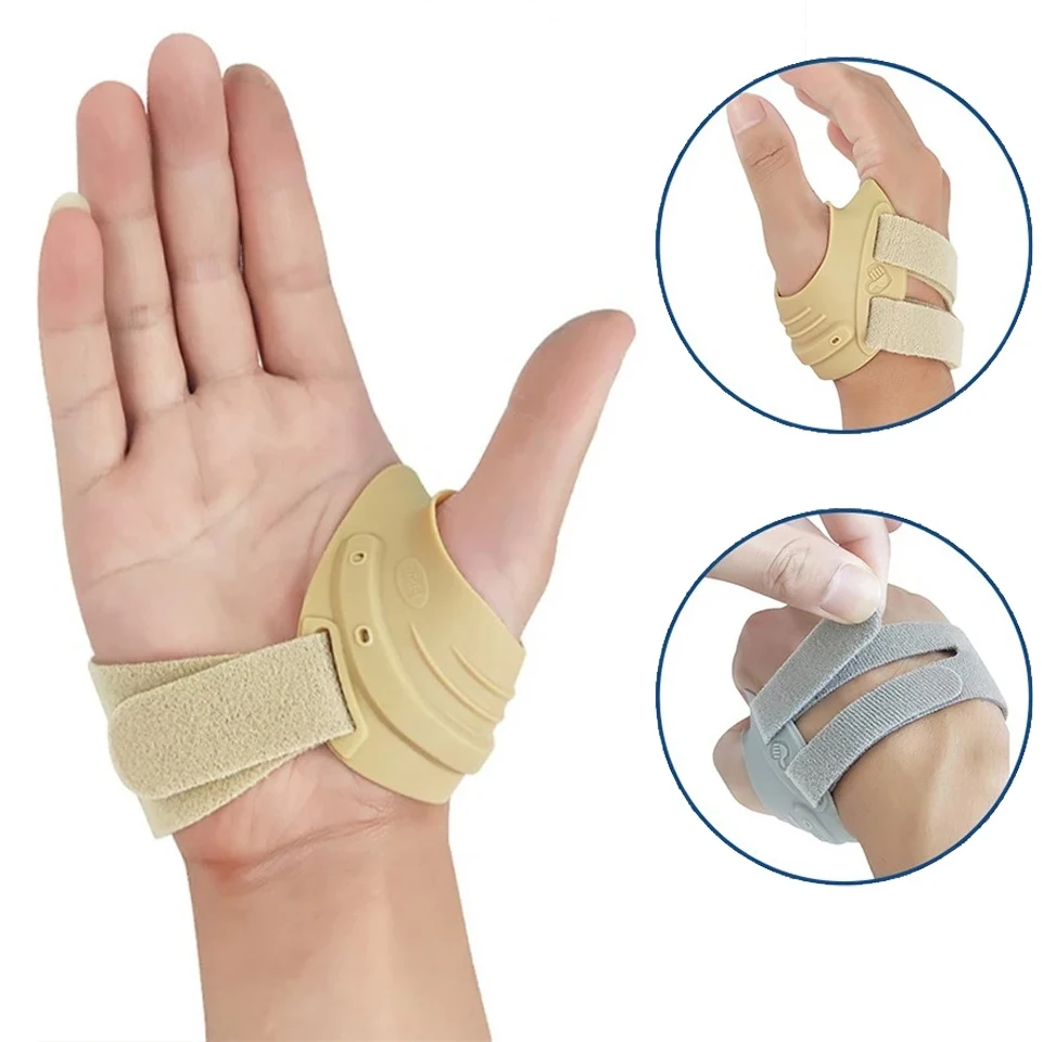 1Pcs Thumb Wrist Guard Finger Joint Sprain Fixed Tendon Sheath Strain Postoperative Rehabilitation Strap Finger Guard Woamn Men