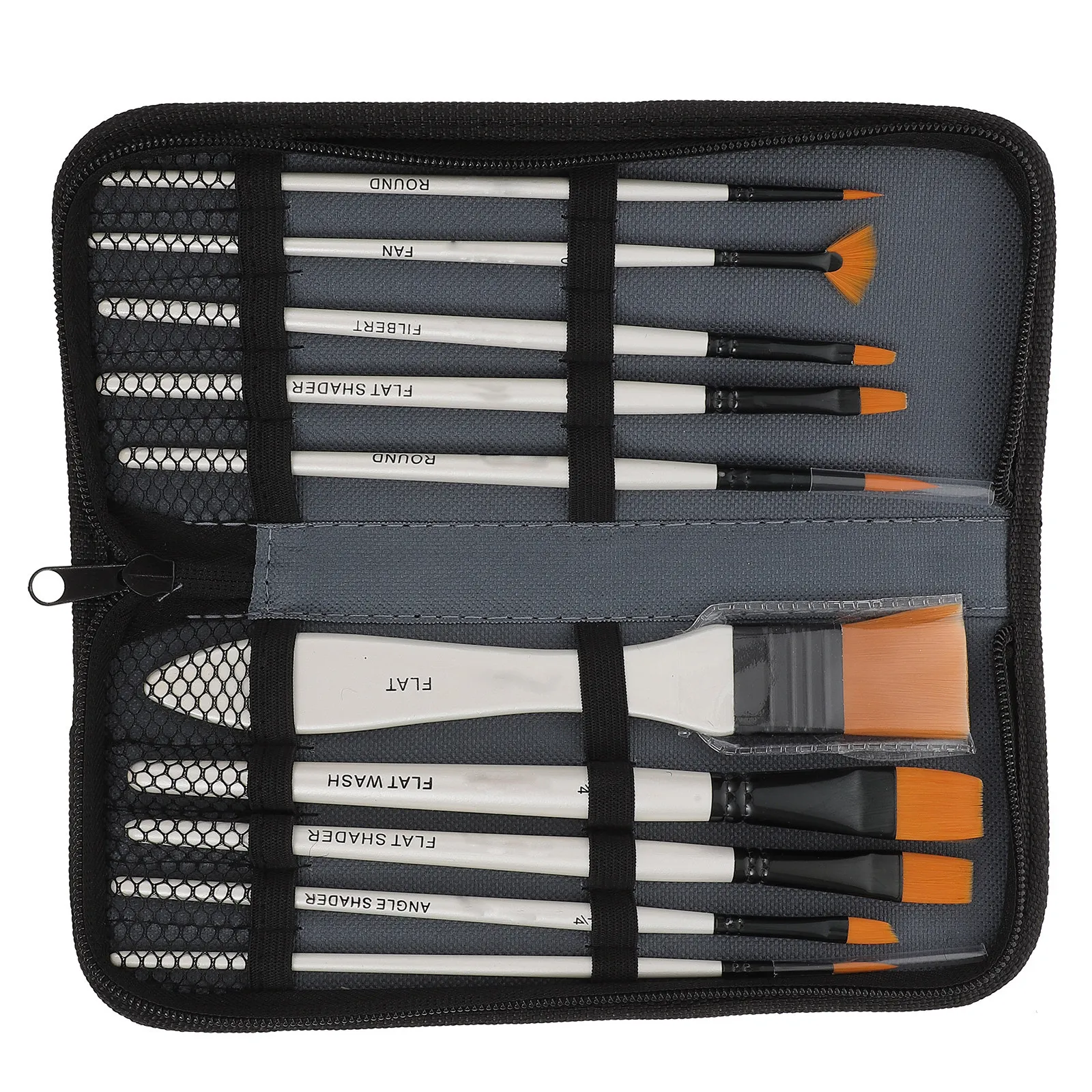 

Набор кистей для рисования для детей, 1 комплект: нейлоновые щетинки, деревянная ручка, плоский и заостренный наконечник для акварели, масла, DIY, рукоделия, рисования