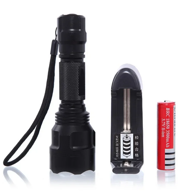 

Outdoor Hiking Fishing Camping Hunting Portable Night Lighting Flashlight, High Power Tactical Flashlight