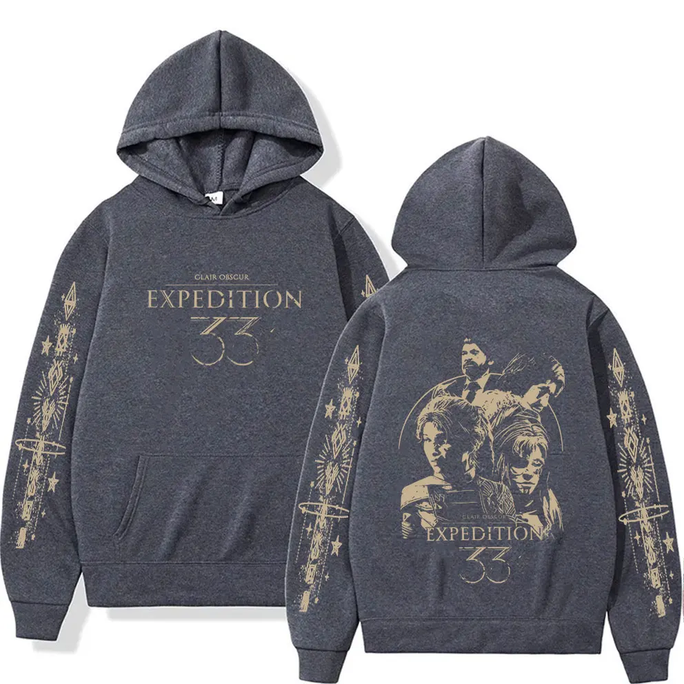Game Clair Obscur Expedition 33 Hoodie Men Women Clothing Fashion Otaku Oversized Tracksuit Male Casual Vintage Pullover Hoodies