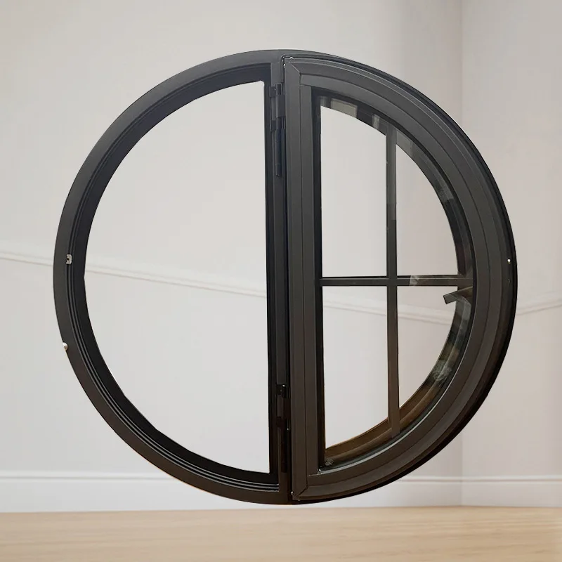 Doors and windows new Chinese style design broken bridge aluminum alloy frame