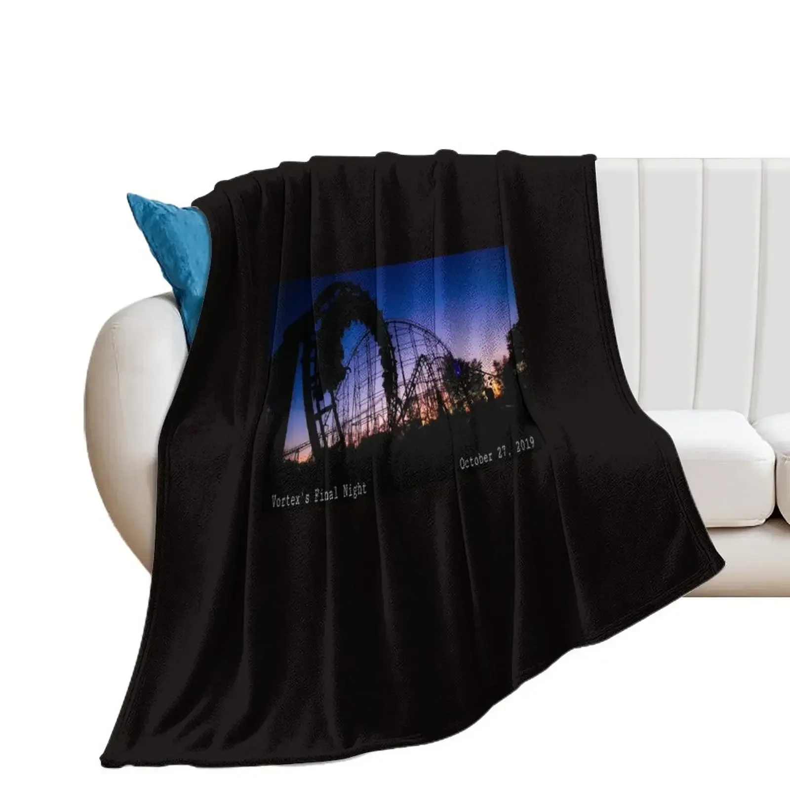 

Vortex's Final Night - Kings Island Throw Blanket Warm Single For Decorative Sofa Blankets