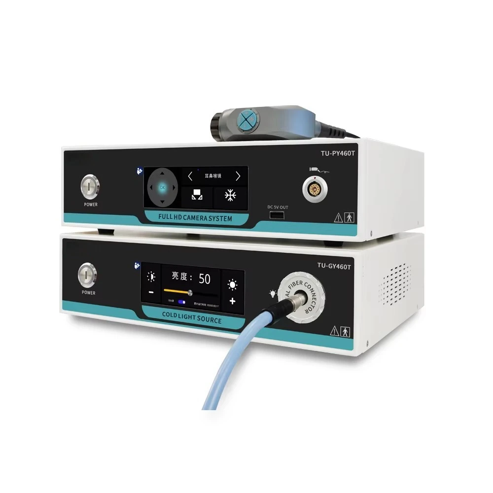 Touch Screen 1080P Medical Camera System With Light Source