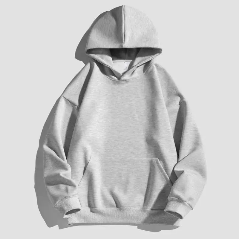 New Y2K Solid Color Hoodies Outdoor Street Men\'s Women\'s Fashion Oversize Retro Casual Cotton Hooded hoodie the four seasons