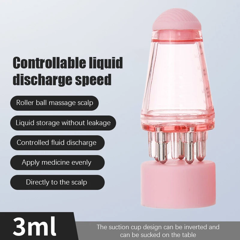 

6ML Scalp Applicator Liquid Comb For Head Hair Growth Hair Regrowth Liquid Serum Oil Brush Nourish Hair Roots Massager Comb