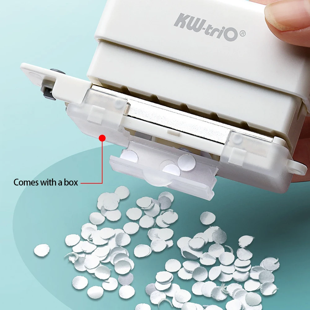 Imagem -04 - Mini 6-hole Punching Machine Faça Você Mesmo Hole Punching para Loose-leaf Notebook Scrapbooking Office School Papelaria Punch Supplies