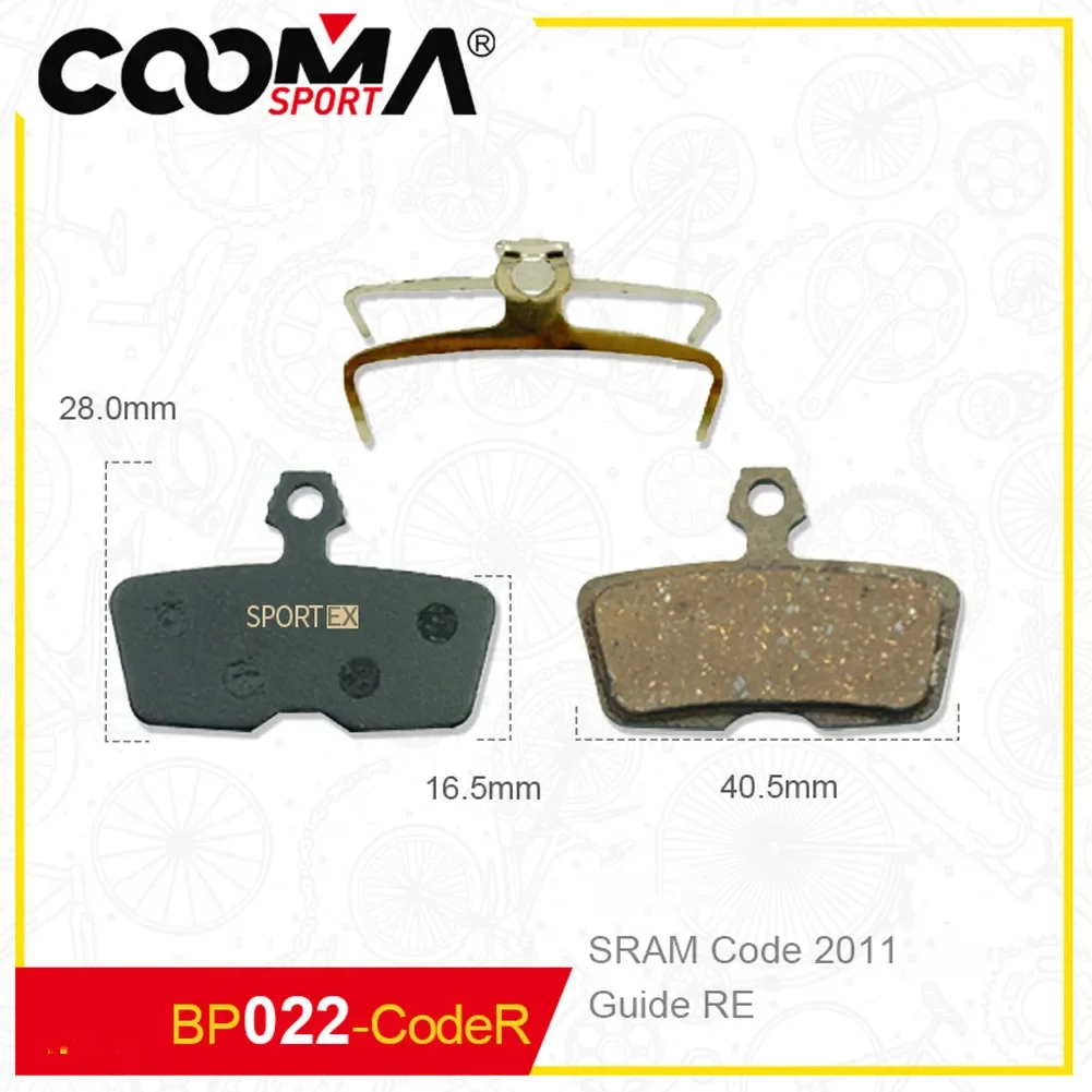 1Pair Bike Disc Brake Pad For-SRAM AVI1D Code R 2011+Guide RE Hot Sale Resin/Metal/Ceramics Options Ultra-light Replacement Part