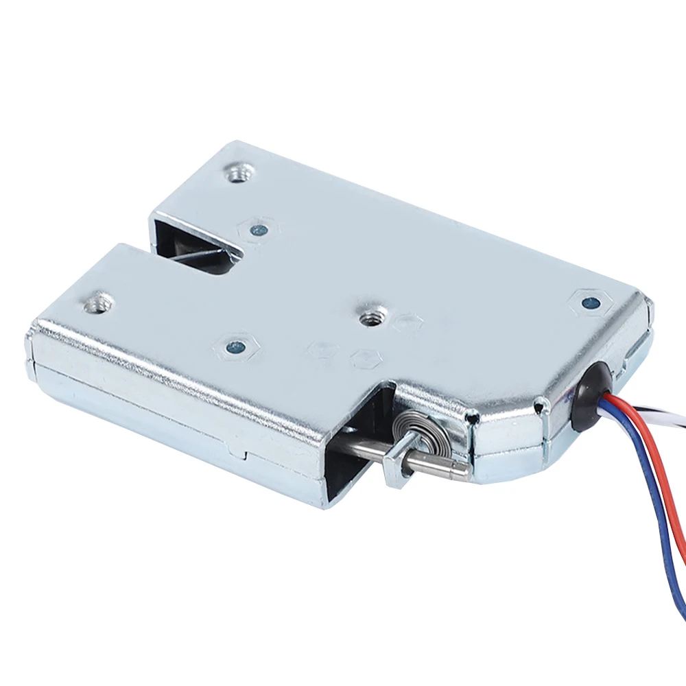 โซลินอยด์ไฟฟ้าขนาดเล็กล็อกล็อกประตูโลหะ12V แม่เหล็กไฟฟ้าสำหรับล็อกเกอร์อิเล็กทรอนิกส์ล็อคตู้อัจฉริยะ