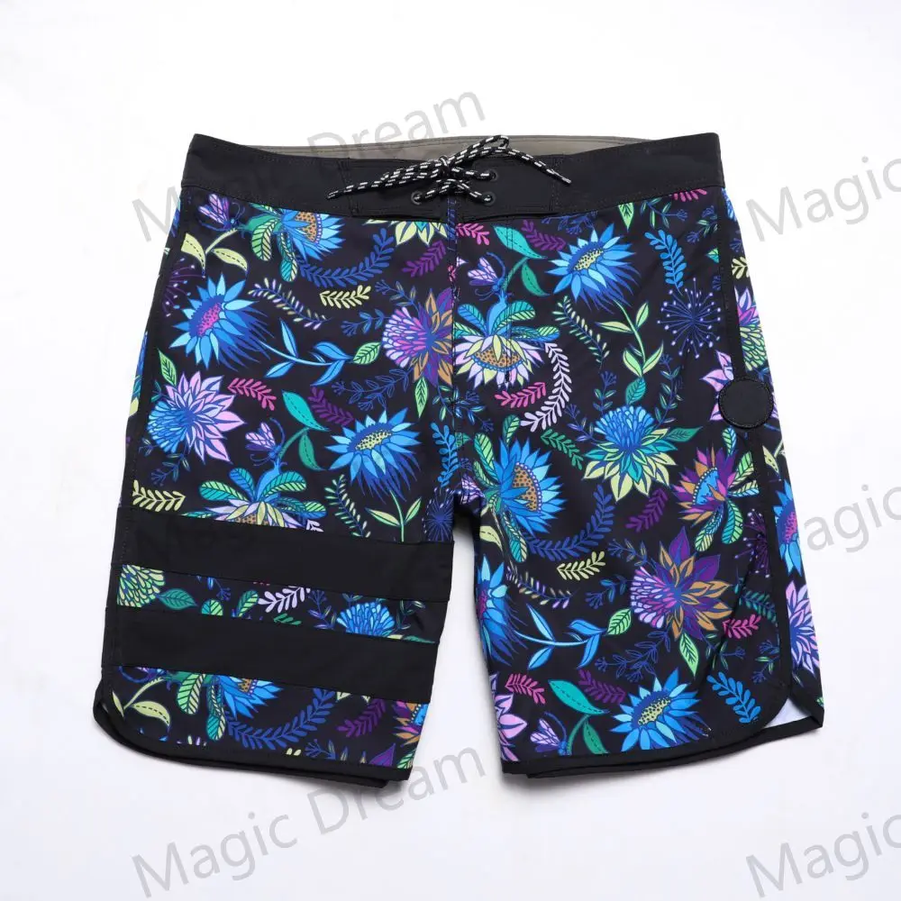 2023 Aug Summer Fashion Men Board Shorts Bermuda Beach Shorts Swim Shorts For Men Waterproof Quick Dry Swimwear New Color