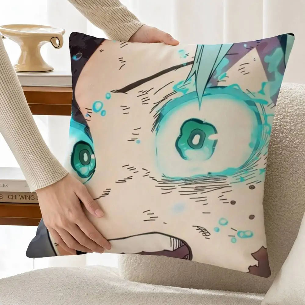Bakugo Katsuki Midoriya Izuku  Customizable Square Cushion Cover Double Sided Print Pillow Case