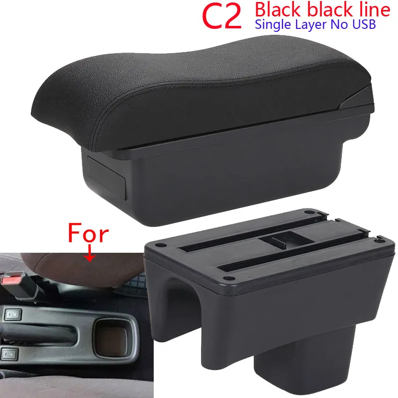 Voor Suzuki Swift Armsteun Doos Voor Suzuki Swift 2005-2025 Auto Armsteun Gebogen Oppervlak Auto Opbergdoos Eenvoudig te Installeren Gewijd