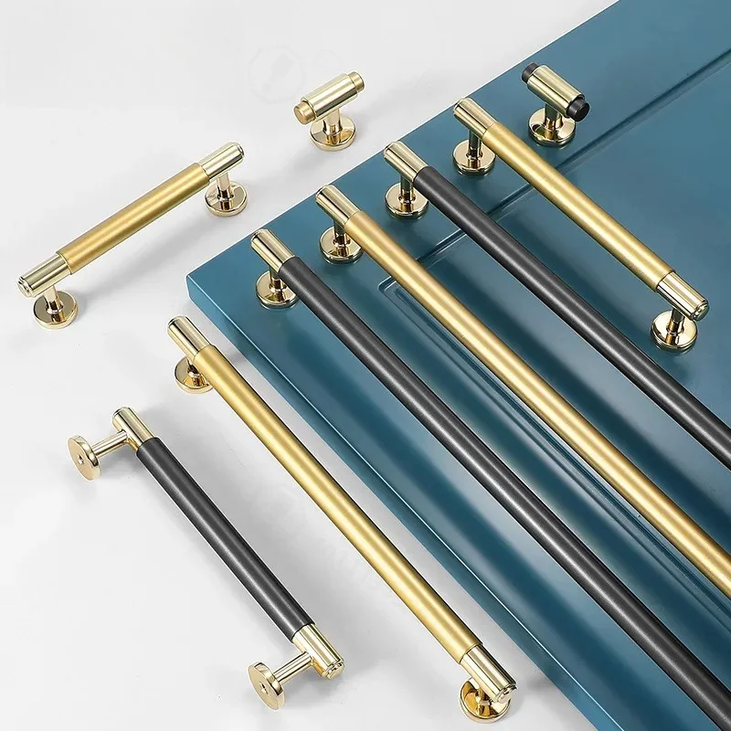 Modern Simple Extended Wardrobe Door Handle Aluminum Alloy High Grade Light Luxury Drawer Handle Kitchen Cabinet Door Handle