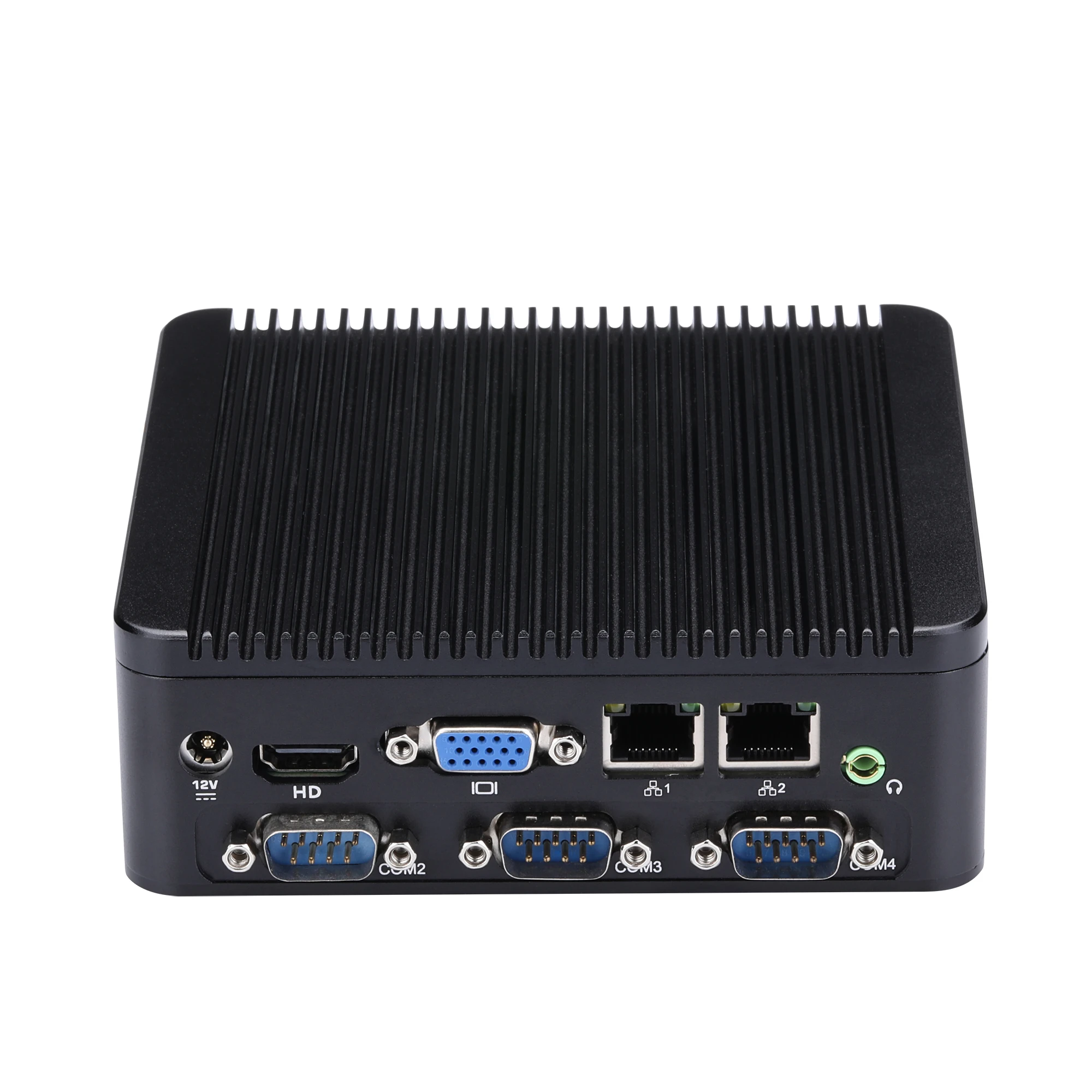 Qotom Low Power Consumption 10W featuring Celeron J1900 Quad Cores Processor 4 COM Ports Mini PC