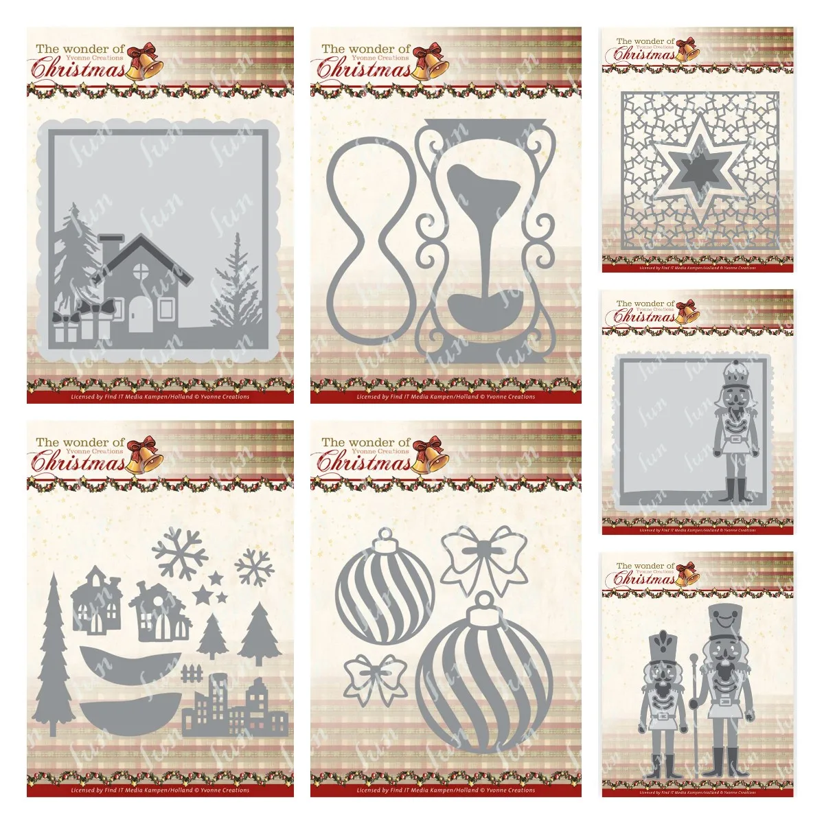 Christmas Stars Nutcracker Frame Metal Cutting Dies Stencils for Diy Scrapbooking Photo Album Decorative Embossing Paper Cards