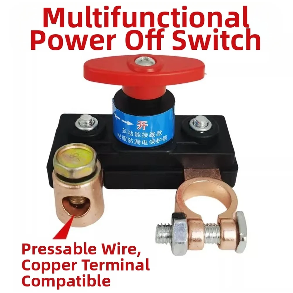 Copper Alloy Battery Disconnect Switch For 12 Volt And 24 Volt DC Systems In Automotive Commercial And Recreational Vehicles