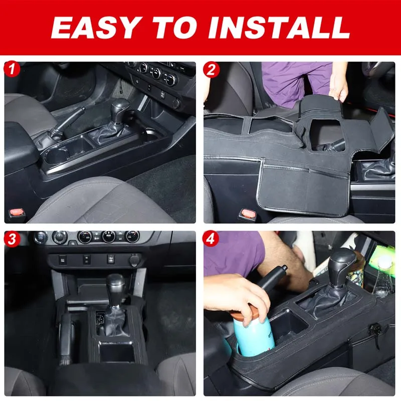 

For Toyota Tacoma 2016-2022 Black Car styling Car central control protective cover decoration sticker Car interior accessories