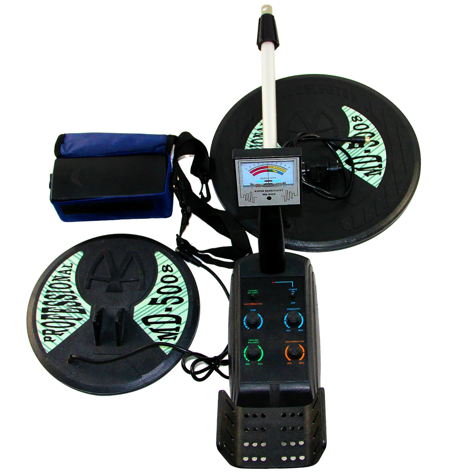 Customized MD-5008 437Hz Electronic Ground Metal Detector with 8*1.5V Battery 3 Meters Detector Underground Metal Detector