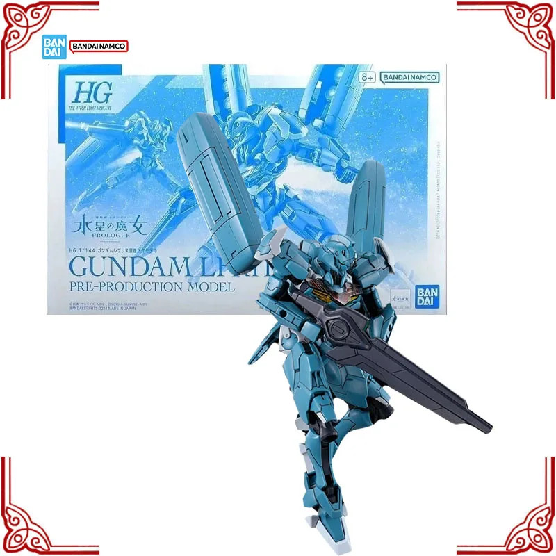 In Stock Genuine Bandai Gundam Model Kit HG 1/144 Lfrith Pre-Productio Anime Action Figure Collection Assembly Model Toys Gifts