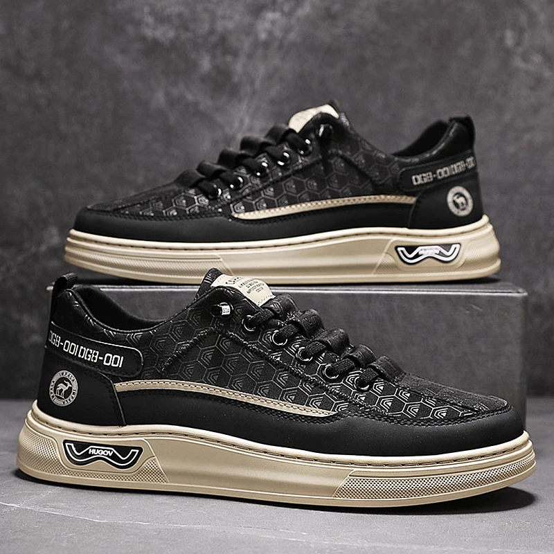 

Men Casual Shoes Platform Male Sneakers 2025-New Vulcanized Shoes for Men Casual Running Shoes Large Size Hot Sapatos Masculinos