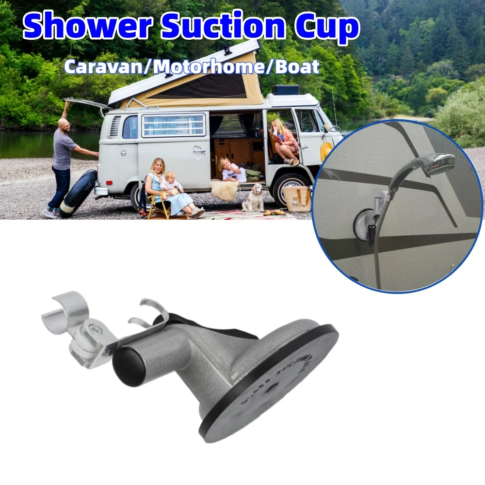 1Pcs Outdoor Shower Suction Cup Camping Shower Bracket Universal Caravan Motorhome Boat Camping Accessories