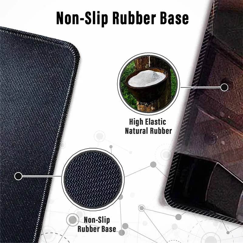 Gamer لوحة ماوس كبيرة Kawii Virtual Idol المطاط ماوس حصيرة أنيمي الفتيات J_J Kufuutei R_Raden HD ماوس الوسادة عدم الانزلاق لوحة المفاتيح #6