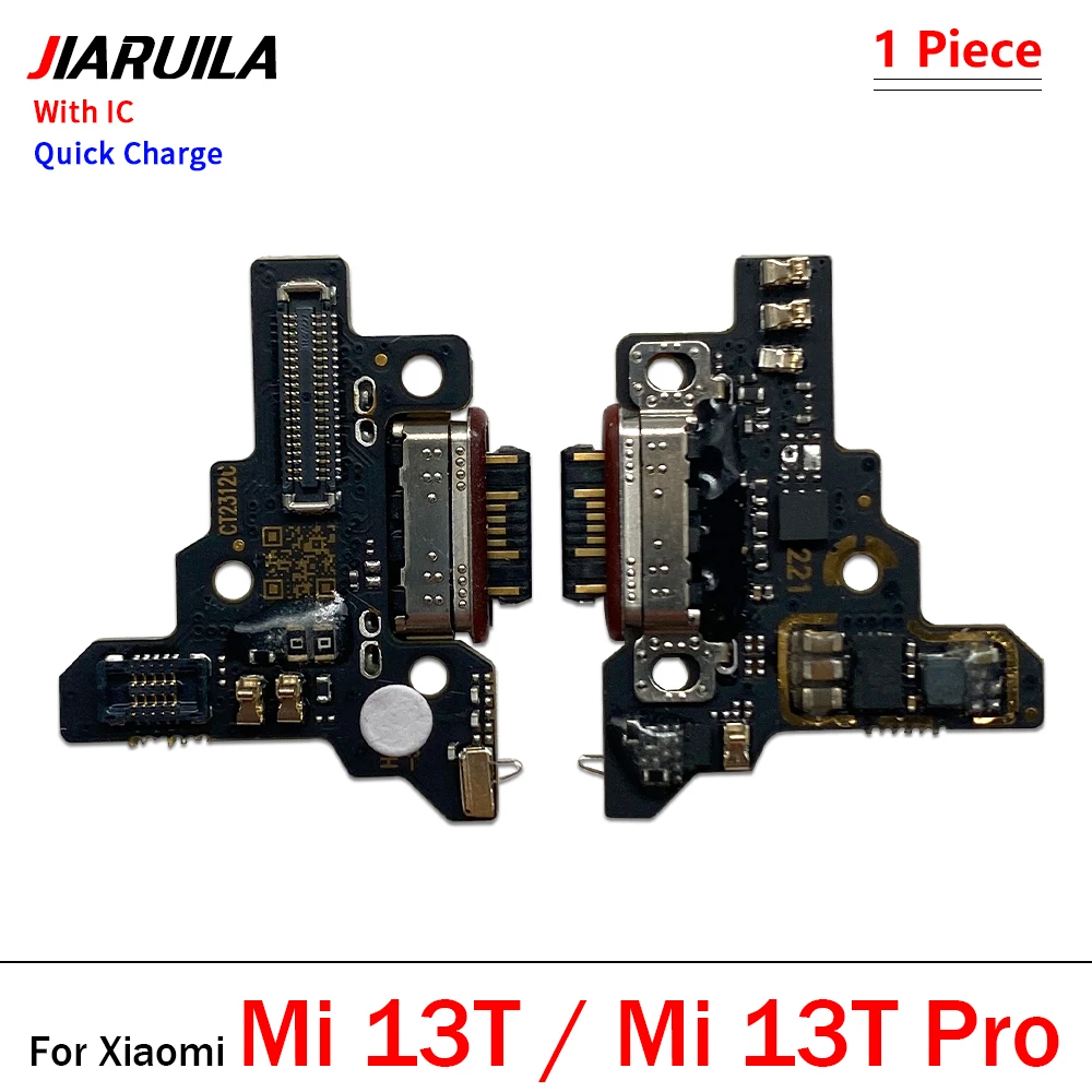 New USB Charging Port Dock Charger Plug Connector Board Flex Cable For Xiaomi Mi 10 10T 11 11T 12 12T 13 13T 14 Pro Lite image 2