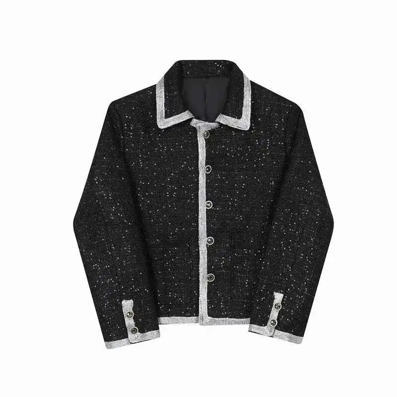 LUZHEN Edge Trendy Jacket Men's Knit Fashion Silver Niche Design Korean Style Loose Casual Outerwear 2025 Classy New Coat LZ7929 - Image 6