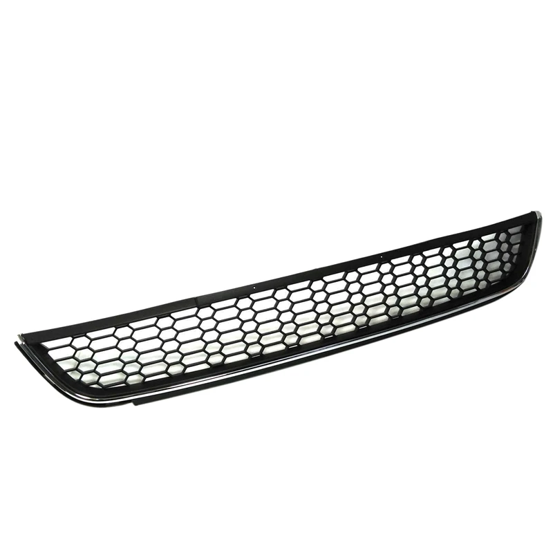 Chrome Front Bumper Honeycomb Lower Intake Grille Assembly For Jetta MK6 Sedan 2011-2014