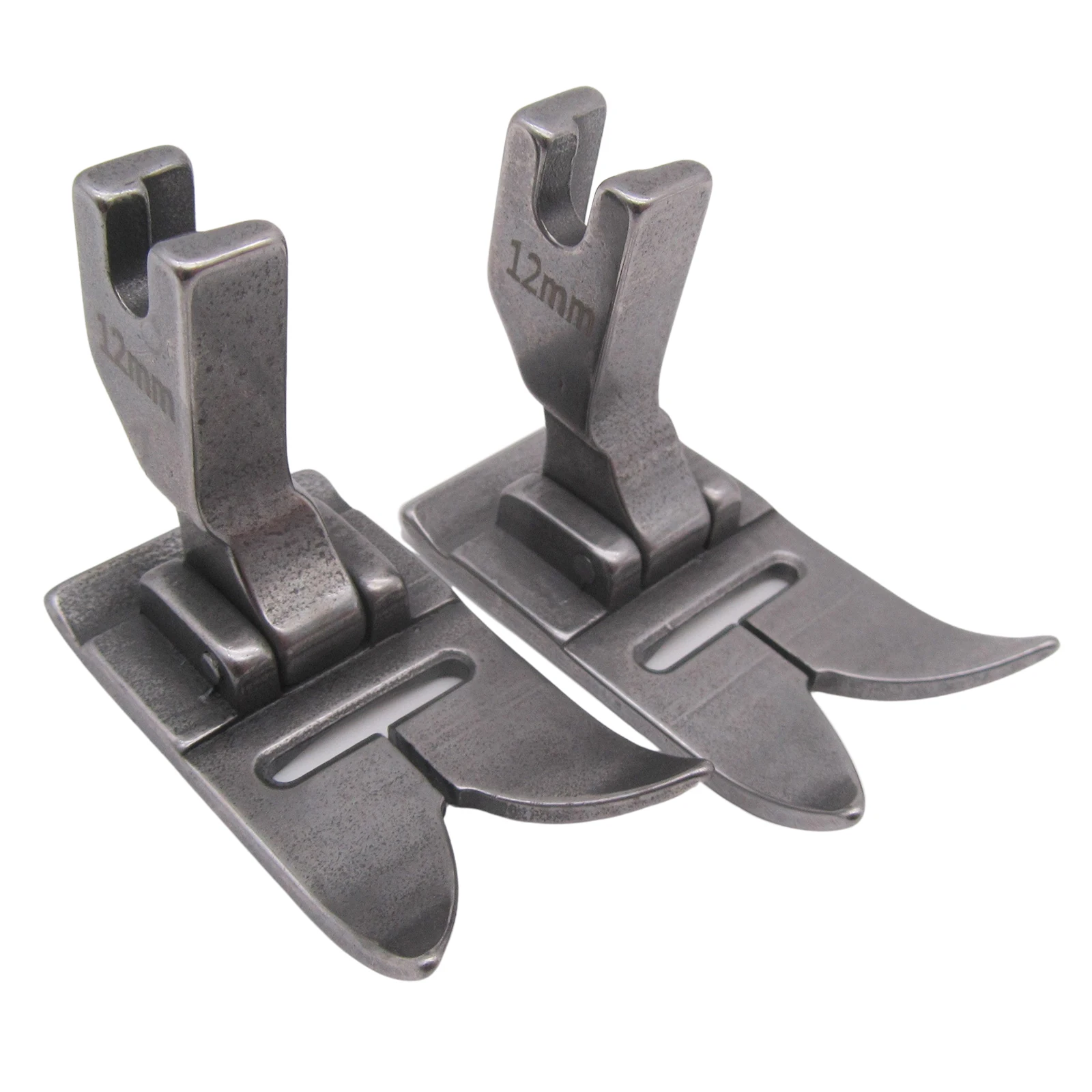 2 piezas # 543939   Pie en zigzag con ranura para aguja de 14,8 MM para Singer 20U Brother TZ1-B651 TZ1-B652 Consew 99R CN2043R CN2053R costura en zigzag