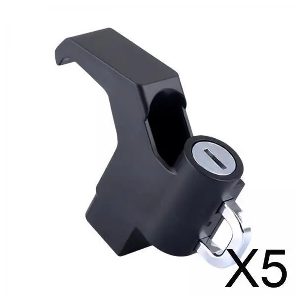 

Прочный замок с крючком из алюминиевого сплава, подвесная вешалка для уличного велосипеда с 2 ключами для безопасности скутера, мотоцикла