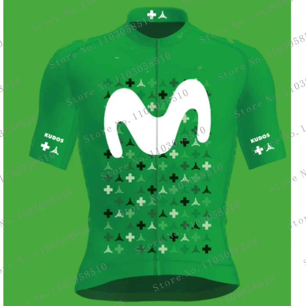 Ropa de ciclismo de manga corta del equipo Movistar, campeón del mundo de España, ropa de ciclismo transpirable para exteriores, Maillots Ropa Ciclis