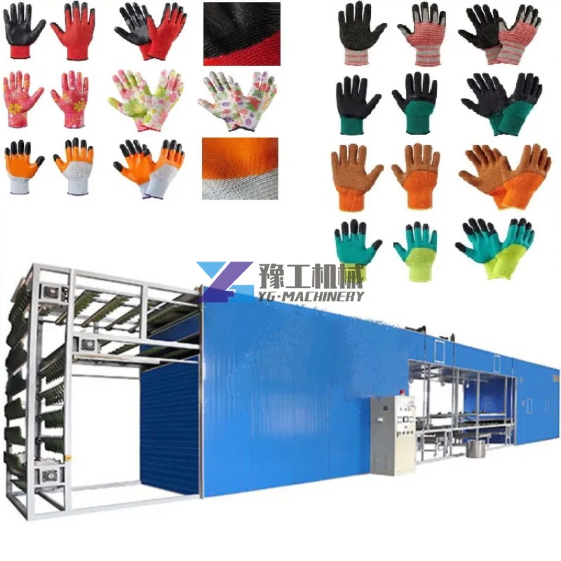 Pu Handschoen Dompelmachine Nitril Half Dompelen Handschoen Machine Pvc Gestippeld Katoen Handschoenen Machine