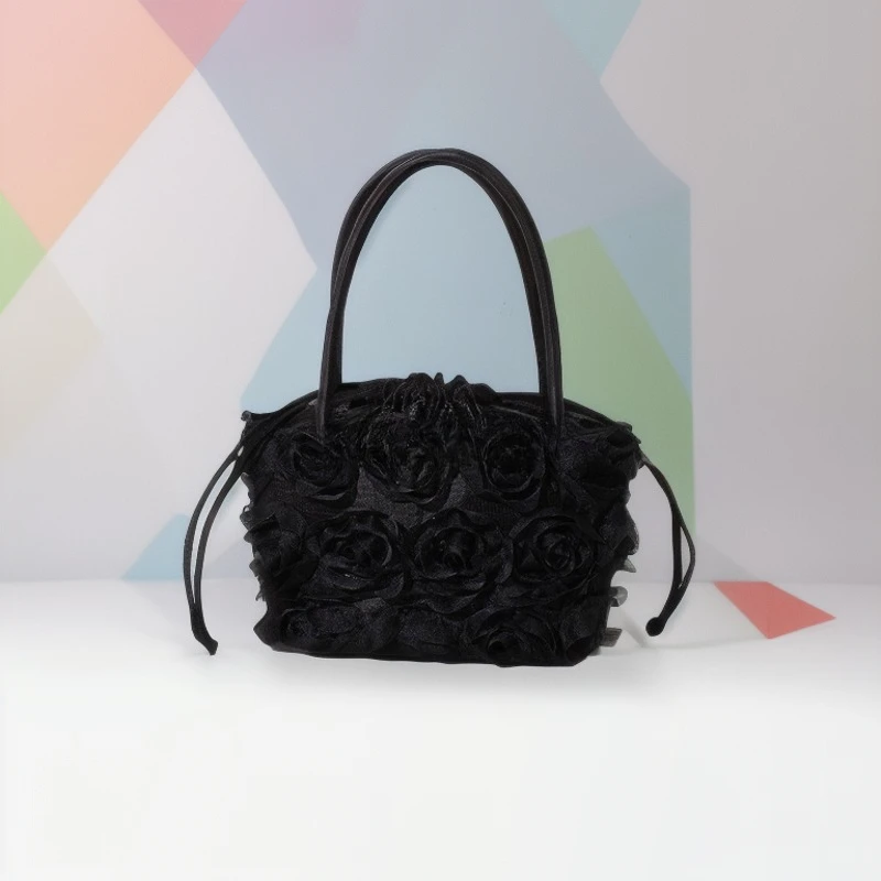 

Вечерняя сумка-клатч «Фея» в китайском стиле с кружевом, цветами и стразами, универсальная, роскошная, для банкетов и свадеб