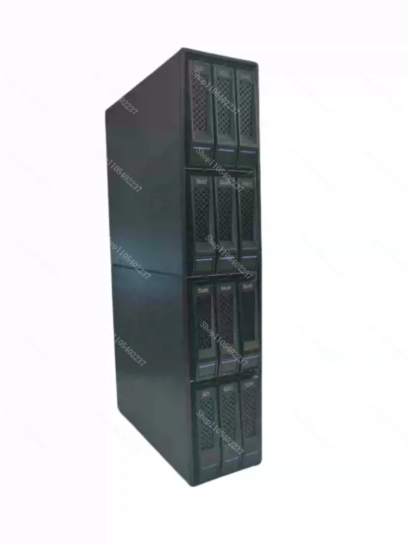 12 Bay External Hard Drive Enclosure NAS Storage Box, 12G Backplane Multi Cage Daisy Chain Hard Disk Expansion Case