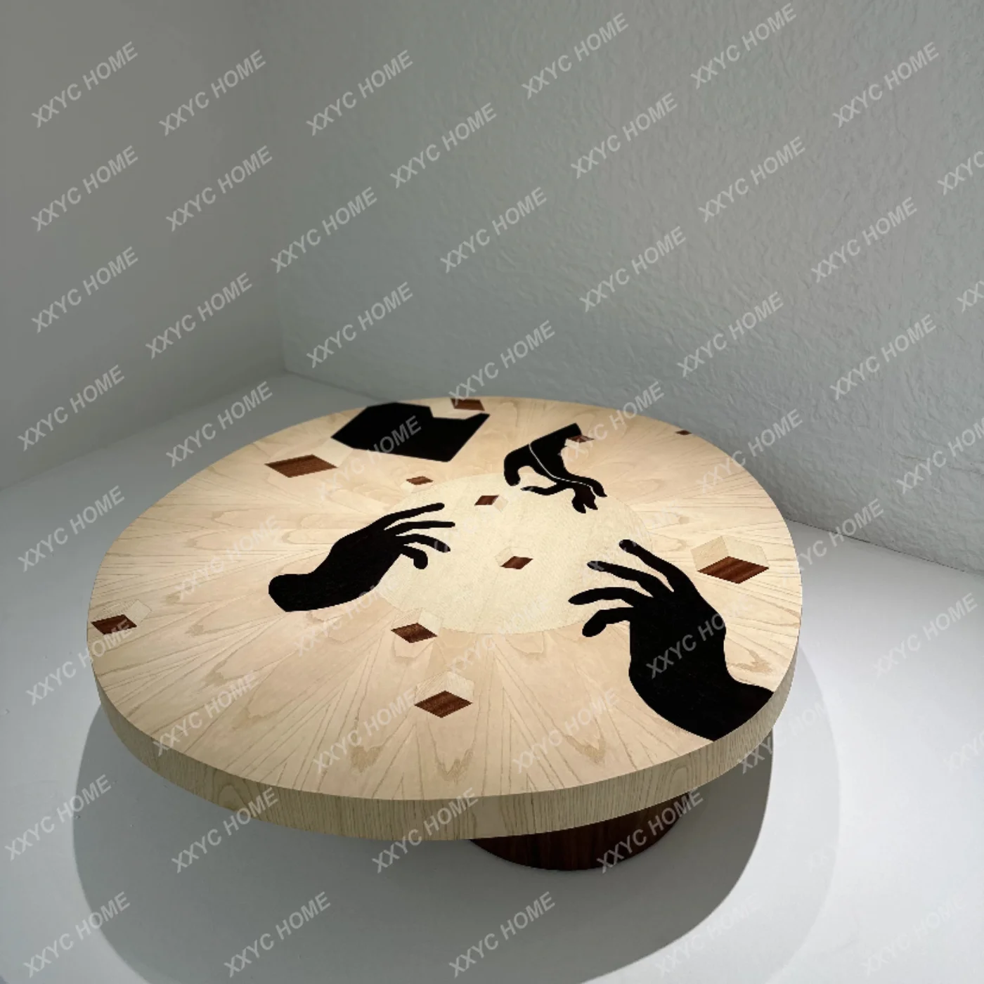 

Modern simple solid wood home creative small table living room tea room small coffee table