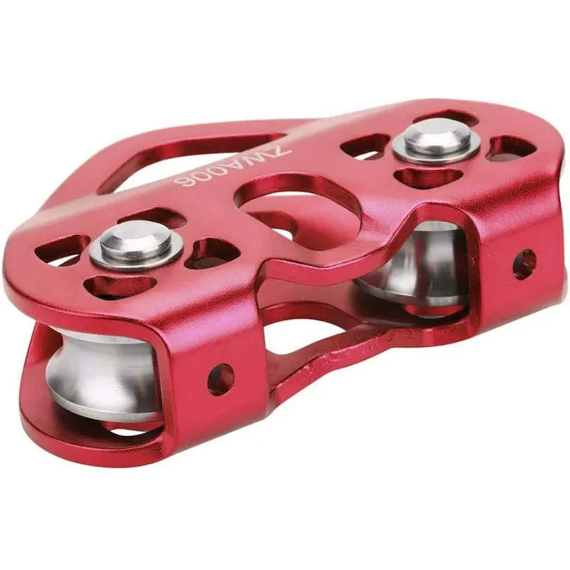 

A31- heart-shaped double pulley outdoor rock climbing pulley block high-altitude equipment love hoisting rescue pulley