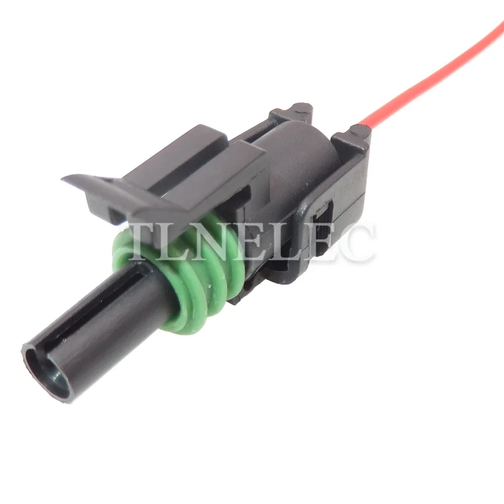 Conectores sellados para automóvil de 1 pin, enchufe de arnés de cableado macho hembra para coche con cables 12015791 12010996