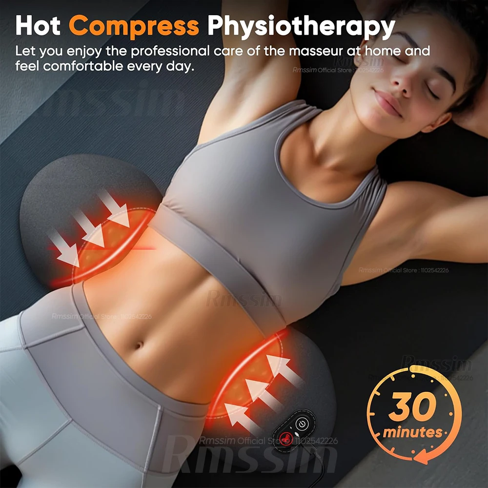 

3 in 1 Back Pillow Bed Sleeping Waist Protection Pad Lying Flat Waist Relief Waist Support Heating Vibrating Electric Massage P