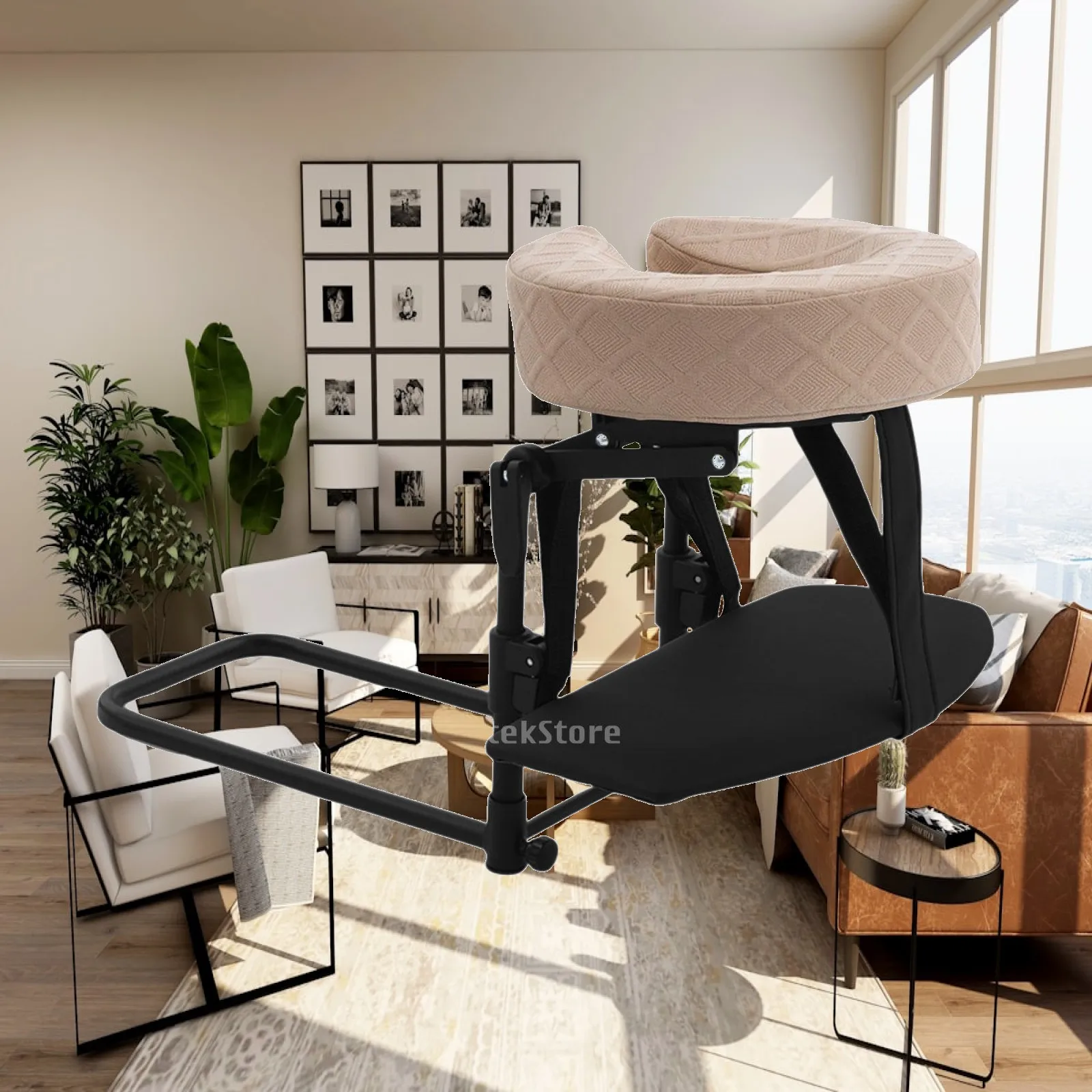 Ergonomic Face Down Pillow Adjustable Massage Headrest Comfort Mattress Support Board for Eye Surgery Recovery