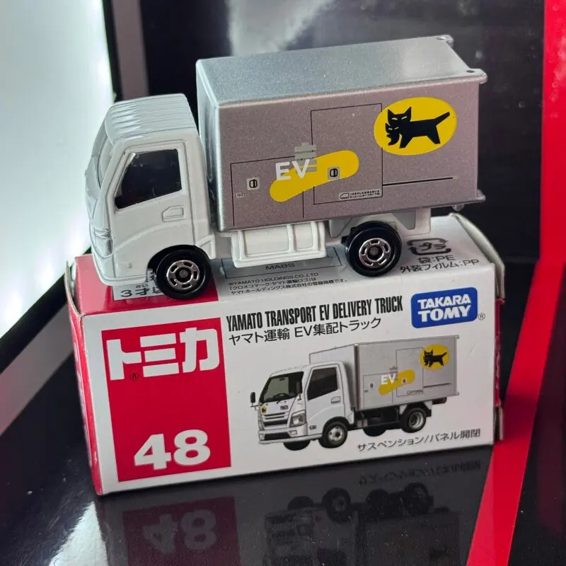 Takara Tomy Tomica No.48 Yamato Transport EV Truck Alloy Diecast Mini Car Model Collectible Vehicle Toy Gift For Kids Boys - view 5