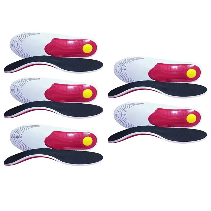 1/3/6pairs Orthotic Insole Arch Support Insoles Gel Pad Arch Support Flat Feet Orthopedic Foot Pain Damping Breathable Cushion