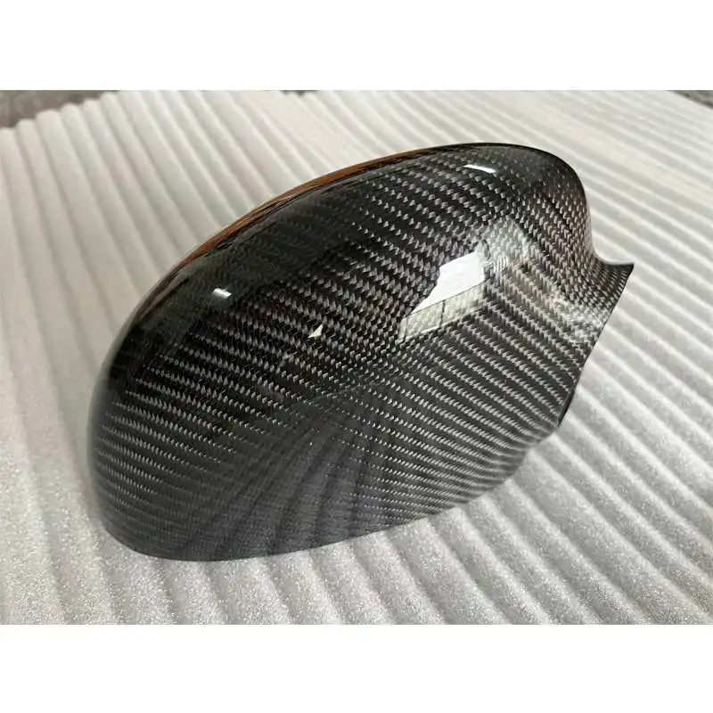 Real Carbon Fiber Add-on Side Mirror Cover Caps for BMW M3 E46 2001-2006